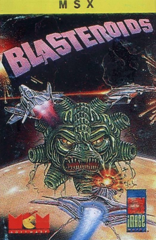 Front Cover for Blasteroids (MSX)