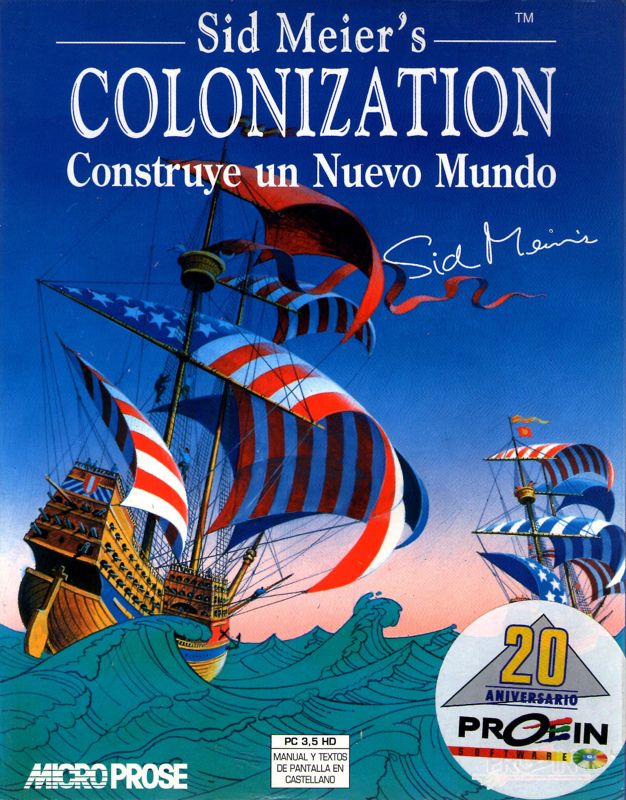 Front Cover for Sid Meier's Colonization (DOS)