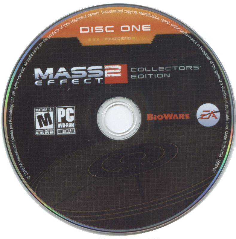 Media for Mass Effect 2 (Collector's Edition) (Windows): Disc 1