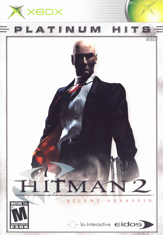 Front Cover for Hitman 2: Silent Assassin (Xbox) (Platinum Hits release)