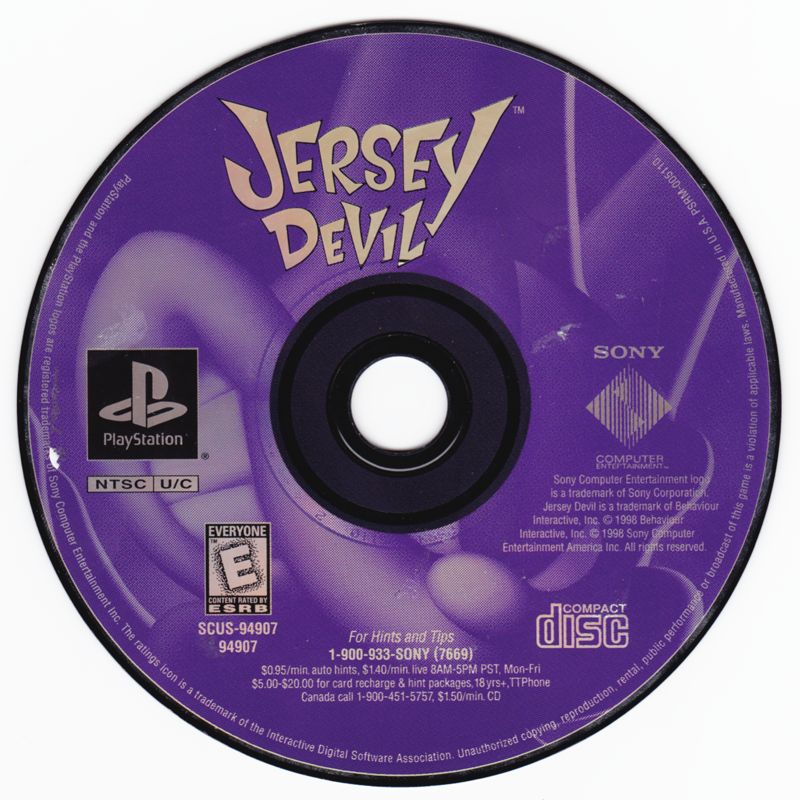 Media for Jersey Devil (PlayStation)
