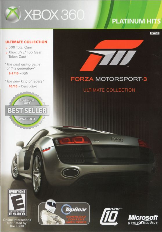 Front Cover for Forza Motorsport 3: Ultimate Collection (Xbox 360)