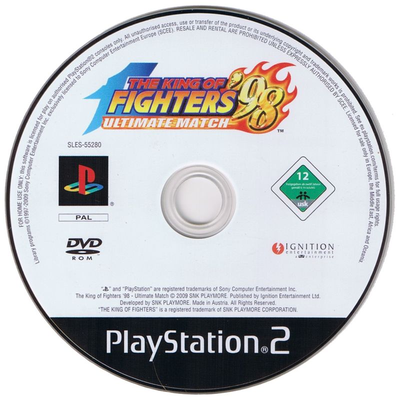 Media for The King of Fighters '98: Ultimate Match (PlayStation 2)