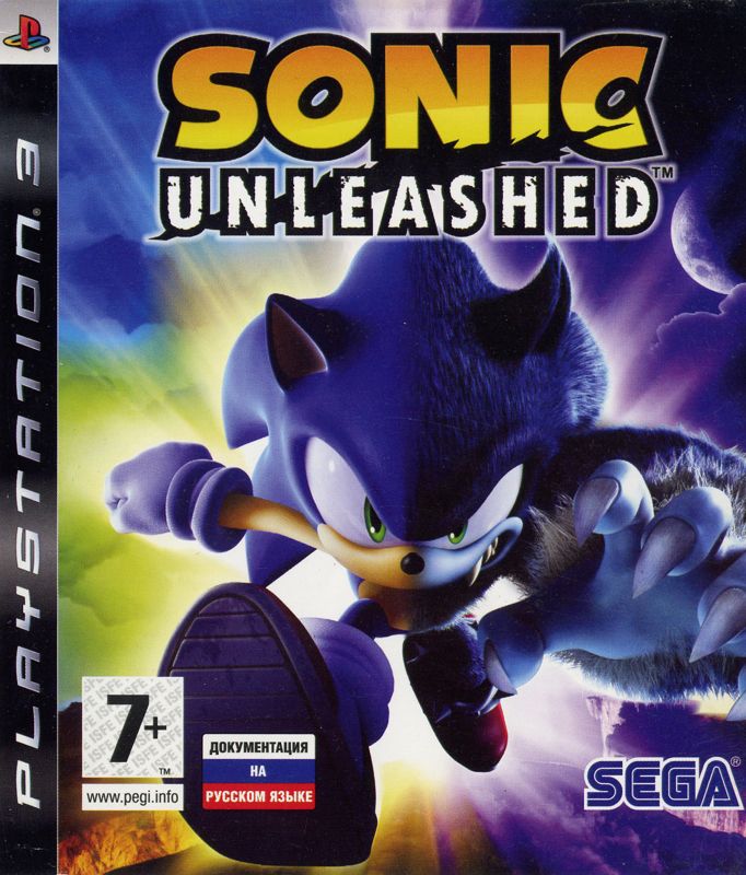 Front Cover for Sonic Unleashed (PlayStation 3) (Promotional cover)