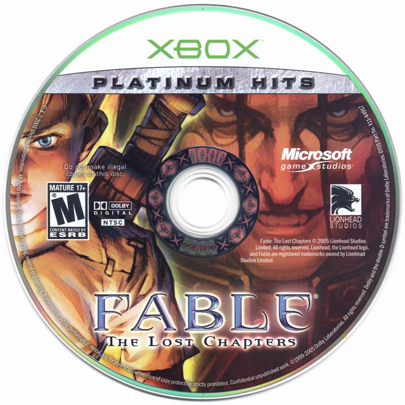 Media for Fable: The Lost Chapters (Xbox) (Platinum Hits release)
