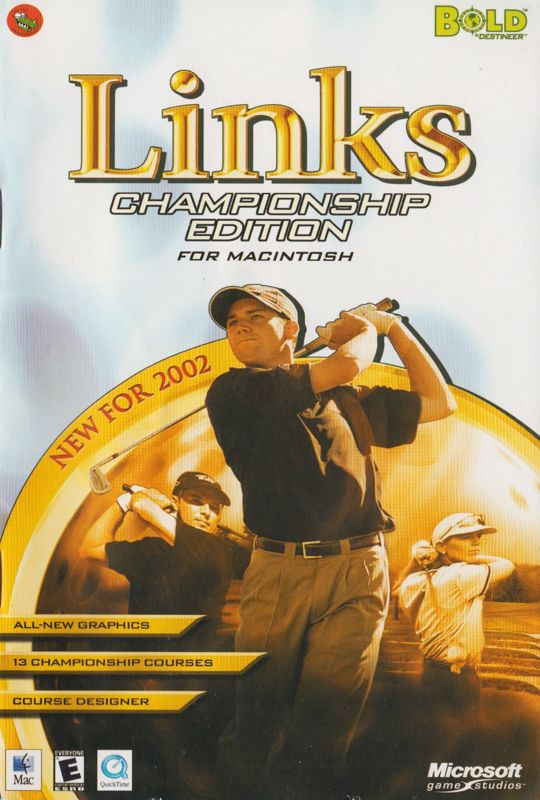 Manual for Links: Championship Edition (Macintosh): Front (56-page)
