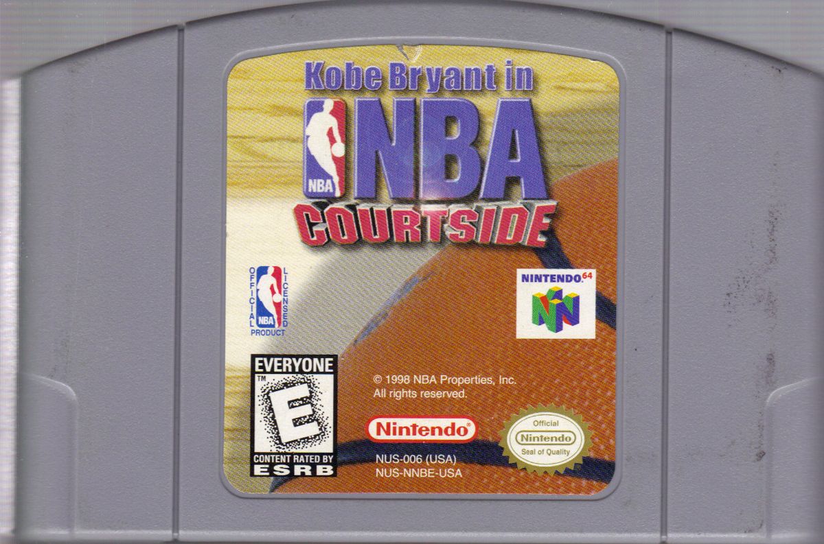 Kobe Bryant in NBA Courtside cover or packaging material MobyGames