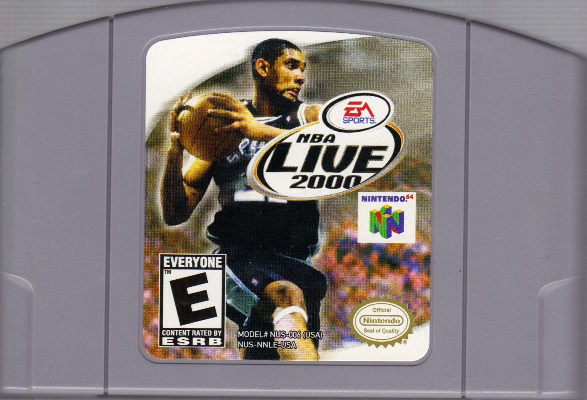 Media for NBA Live 2000 (Nintendo 64)