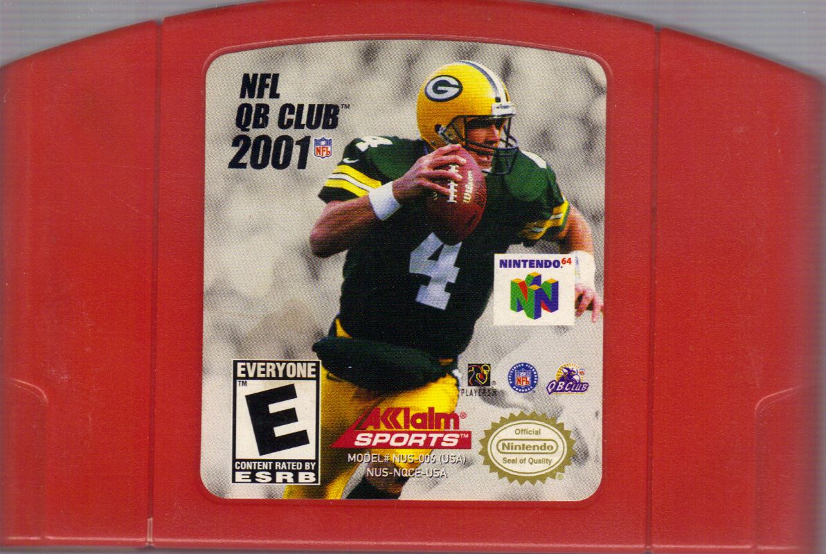 NFL QB Club 2001 cover or packaging material - MobyGames