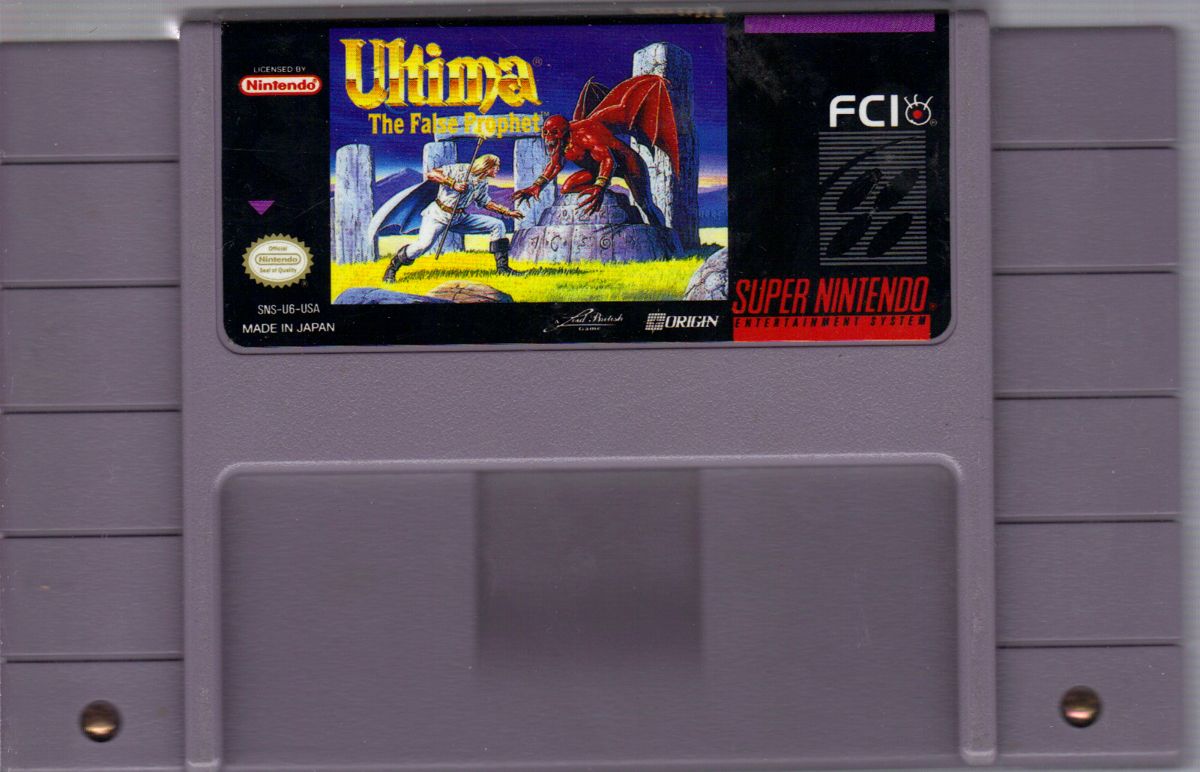 Media for Ultima VI: The False Prophet (SNES)