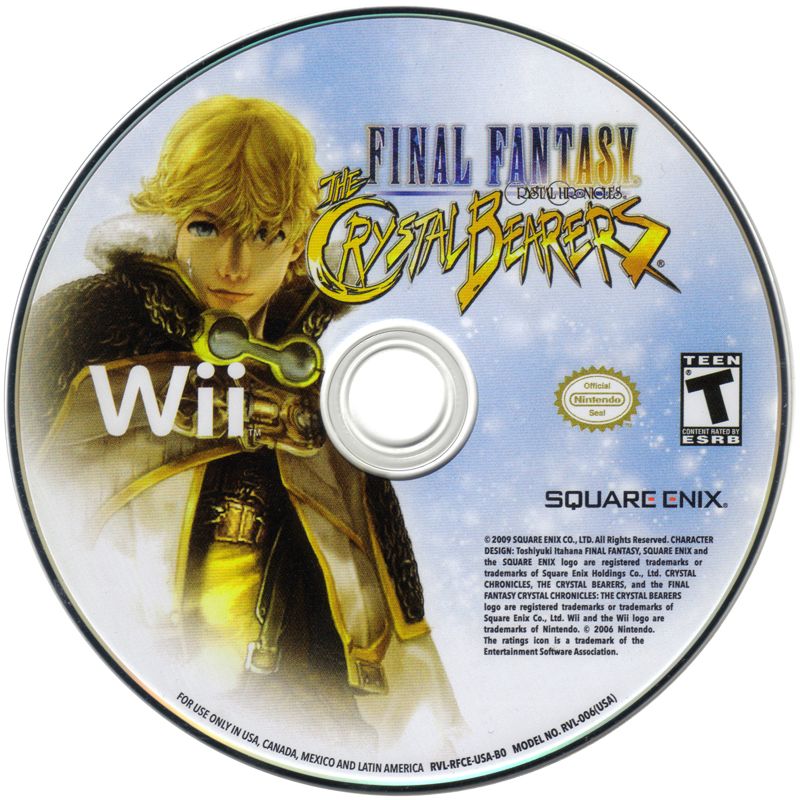 Final Fantasy Crystal Chronicles The Crystal Bearers cover or packaging material MobyGames