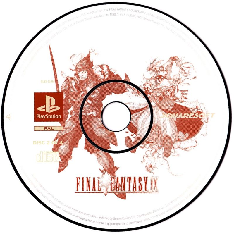 Media for Final Fantasy IX (PlayStation): Disc 2