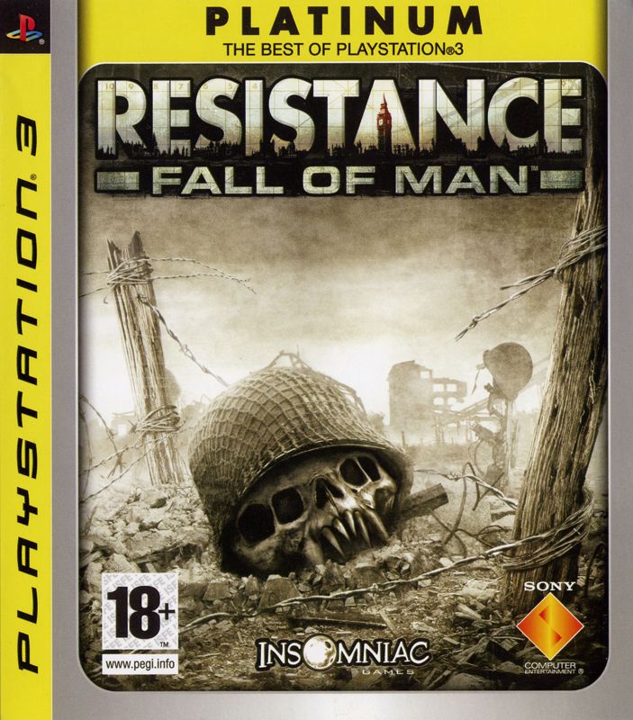 Front Cover for Resistance: Fall of Man (PlayStation 3) (Platinum release)