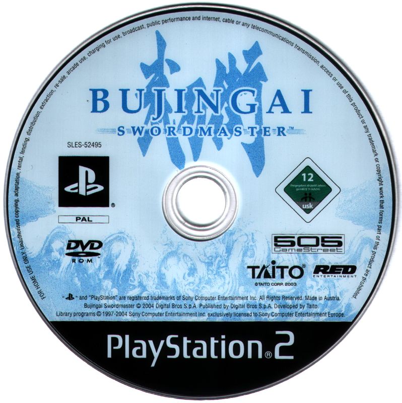Media for Bujingai: The Forsaken City (PlayStation 2)