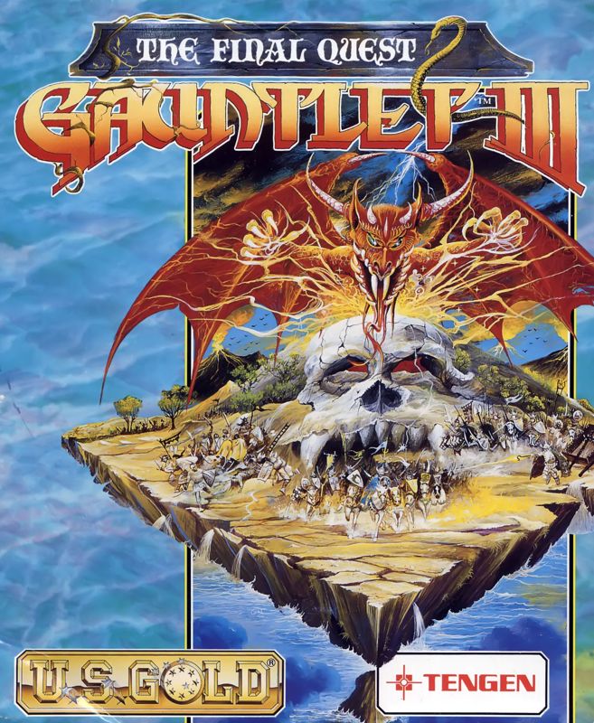 Front Cover for Gauntlet III: The Final Quest (Commodore 64)