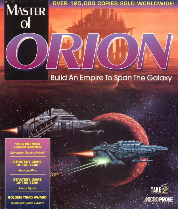 Front Cover for Master of Orion (Macintosh) (Version 1.2 release)