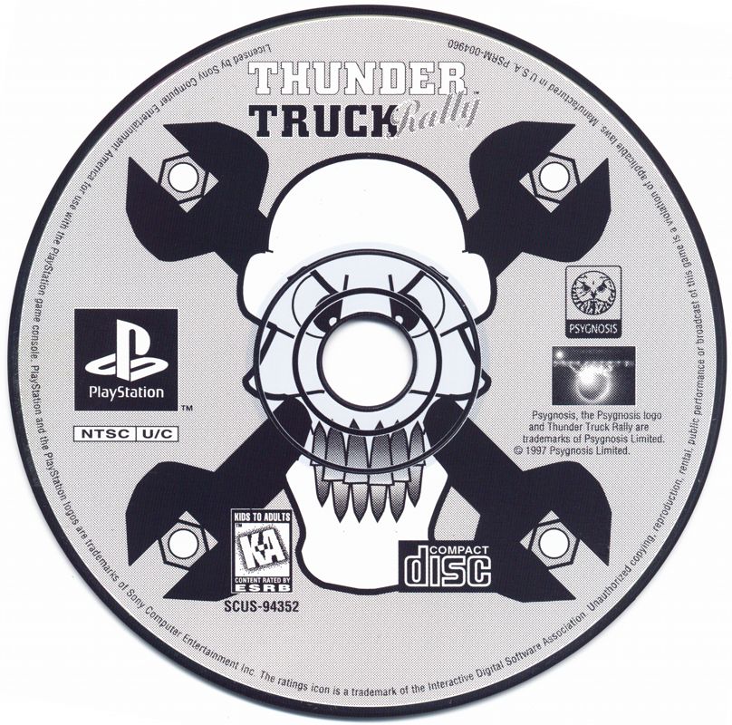 Media for Thunder Truck Rally (PlayStation)