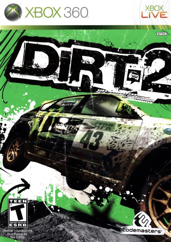 Front Cover for DiRT 2 (Xbox 360)