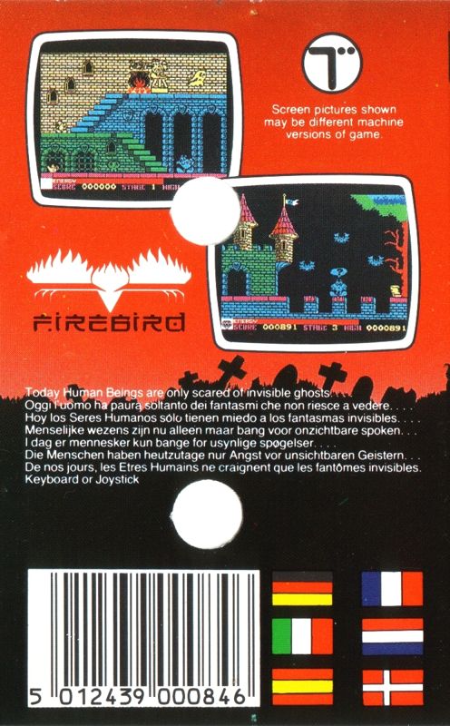 Back Cover for Olli & Lissa: The Ghost of Shilmore Castle (ZX Spectrum)