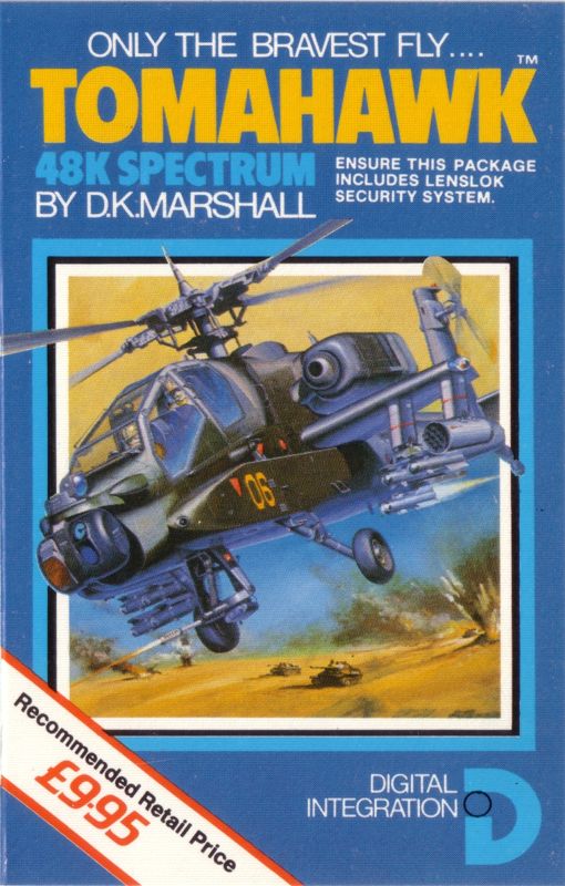 Front Cover for Tomahawk (ZX Spectrum)