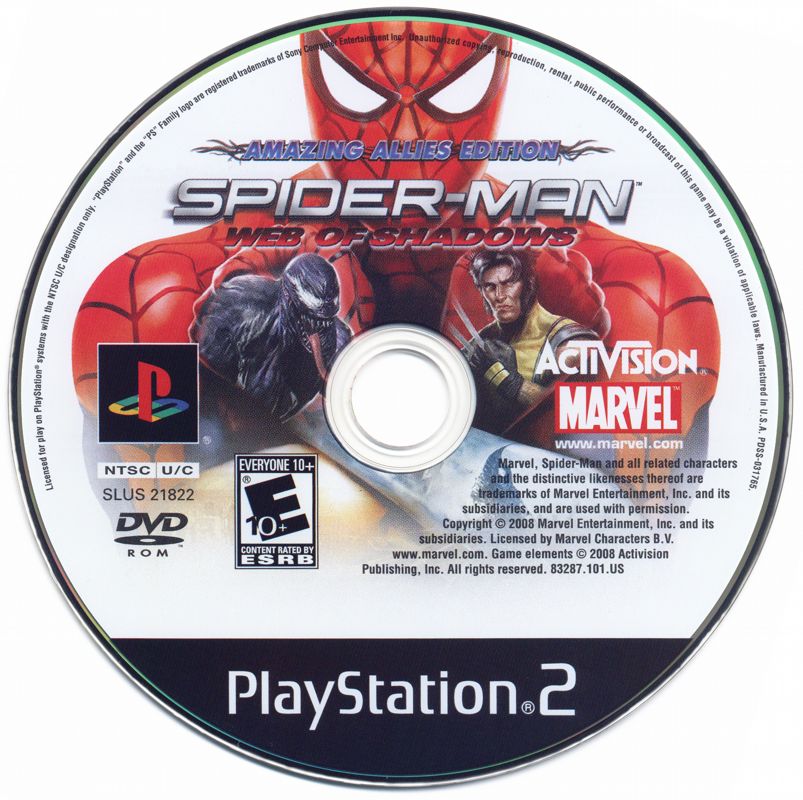 Spider-Man - Web of Shadows (USA) Sony PlayStation 2 (PS2) ISO Download -  RomUlation