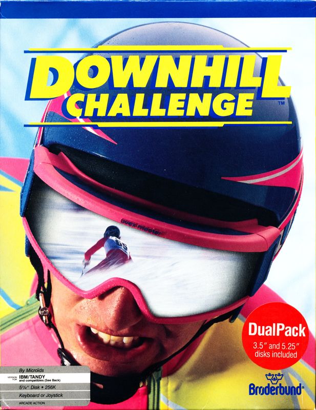 Front Cover for Downhill Challenge (DOS)
