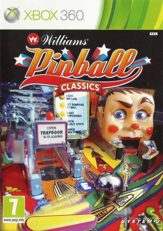 Front Cover for Pinball Hall of Fame: The Williams Collection (Xbox 360)