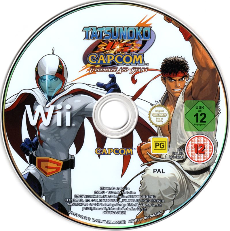 Tatsunoko vs. Capcom: Ultimate All-Stars cover or packaging