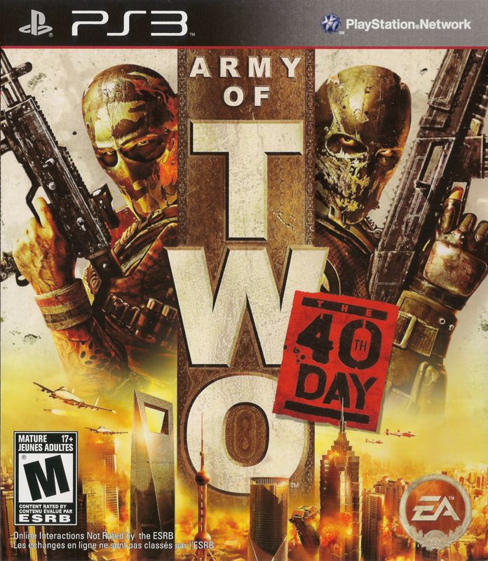 Front Cover for Army of Two: The 40th Day (PlayStation 3)