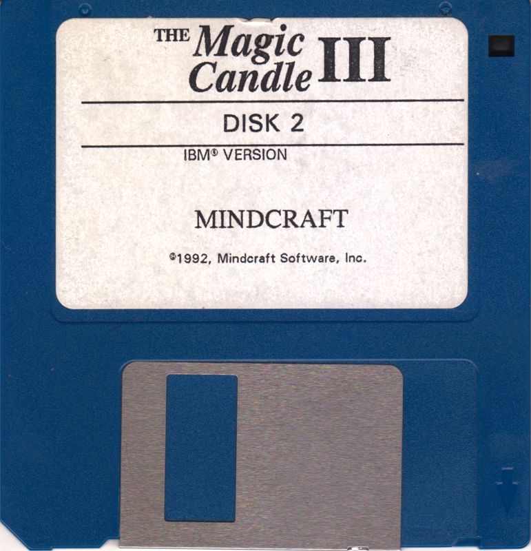 Media for The Magic Candle III (DOS) (Slash release): Disk 2