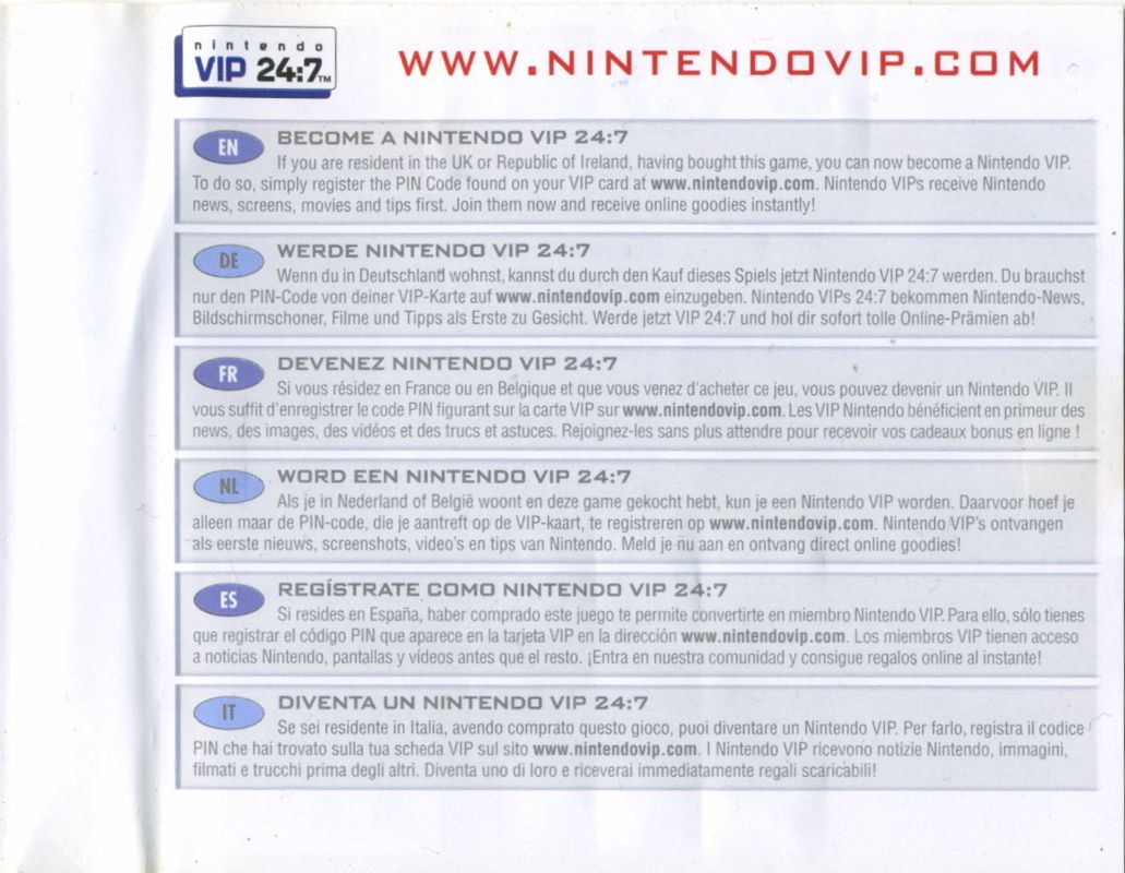 Inside Cover for Mario Kart DS (Nintendo DS) (DS Bundle version): Right
