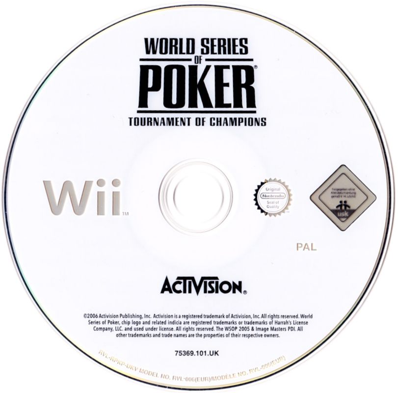 Media for World Series of Poker: Tournament of Champions (Wii)