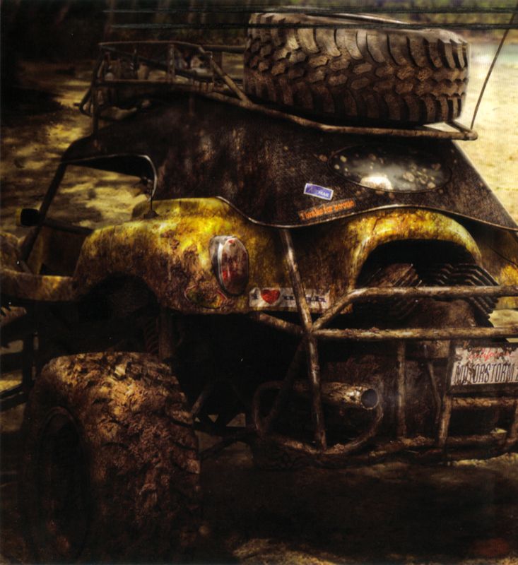 Inside Cover for MotorStorm: Pacific Rift (PlayStation 3): Left