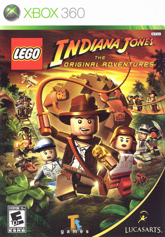 Front Cover for LEGO Indiana Jones: The Original Adventures (Xbox 360)