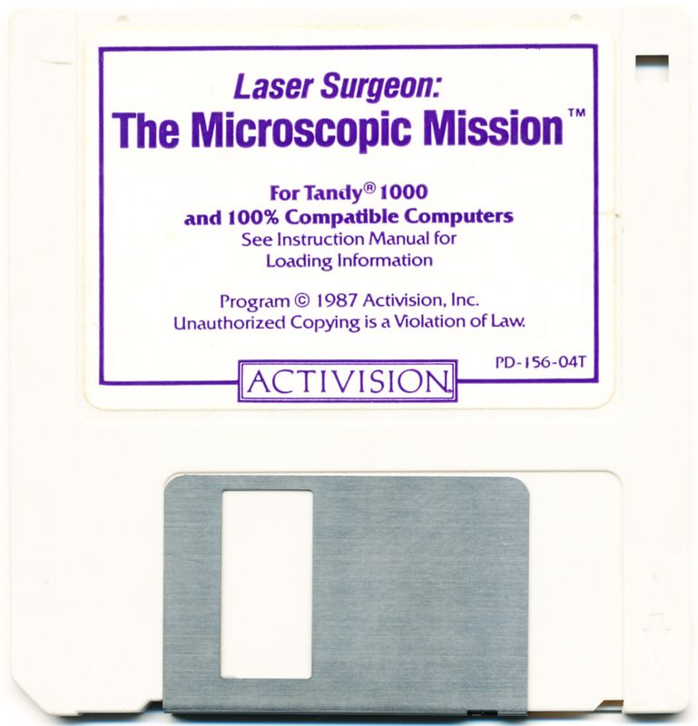 Media for Laser Surgeon: The Microscopic Mission (DOS): 3.5" Disk
