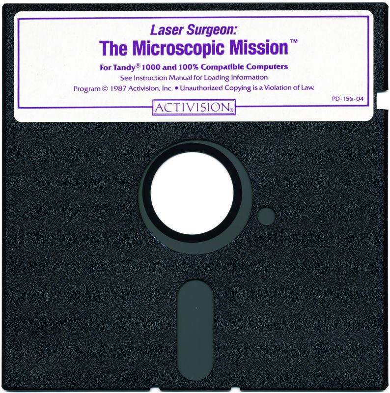 Media for Laser Surgeon: The Microscopic Mission (DOS): 5.25" Disk
