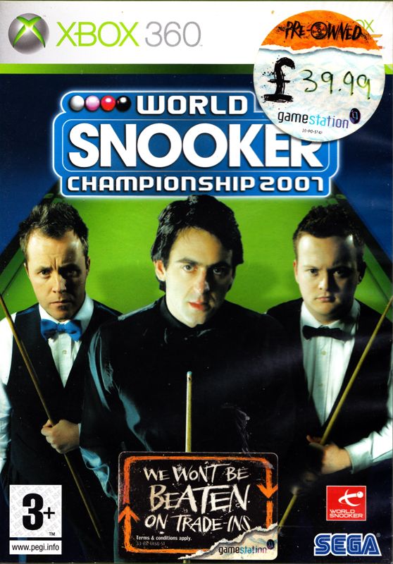 Front Cover for World Snooker Championship 2007 (Xbox 360)