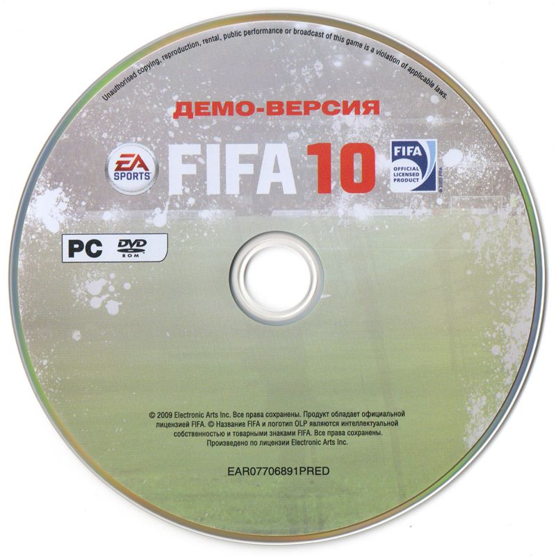 Media for FIFA Soccer 10 (Windows) (Pre-order DVD )
