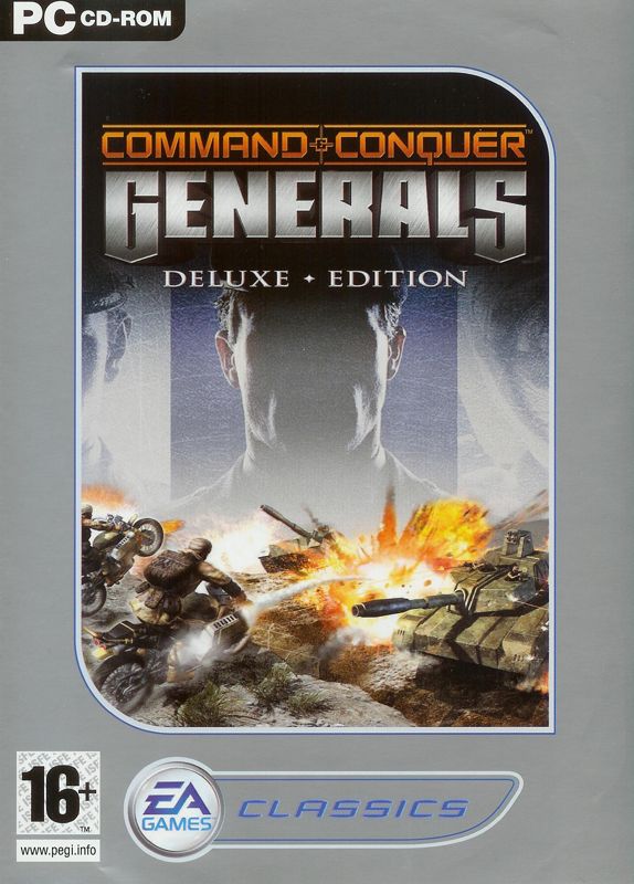 Front Cover for Command & Conquer: Generals - Deluxe Edition (Windows) (EA Games Classics release)
