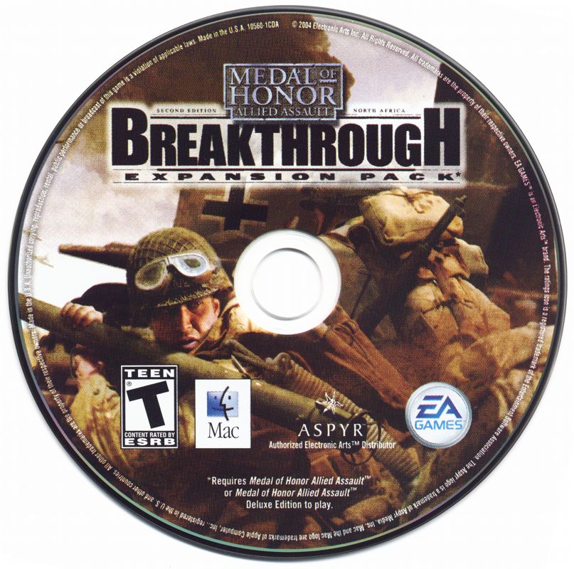 Media for Medal of Honor: Allied Assault - Breakthrough (Macintosh)