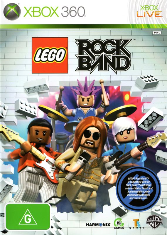 Front Cover for LEGO Rock Band (Xbox 360)