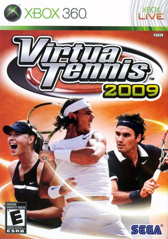 Front Cover for Virtua Tennis 2009 (Xbox 360)