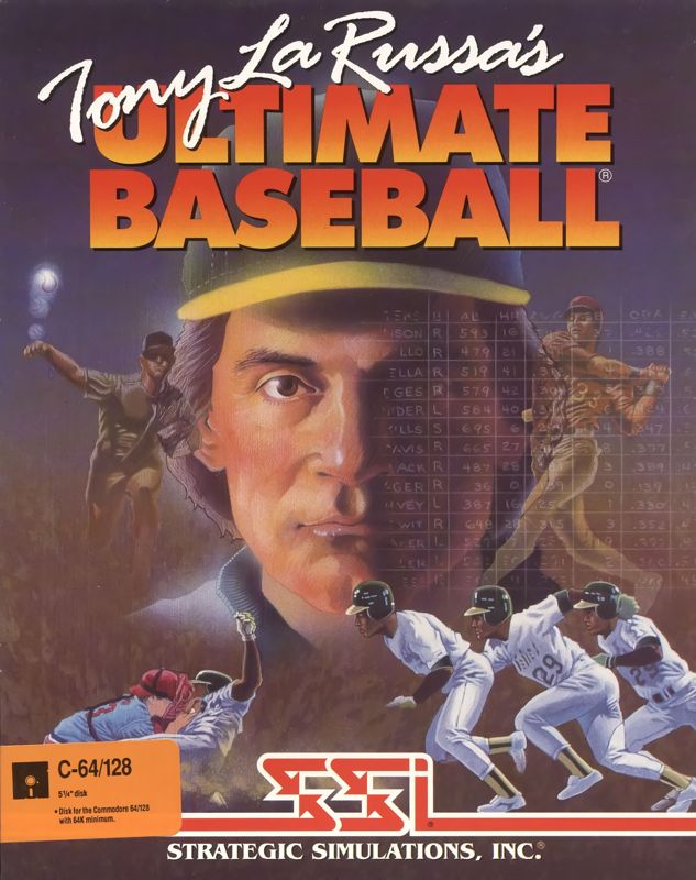 Front Cover for Tony La Russa's Ultimate Baseball (Commodore 64)