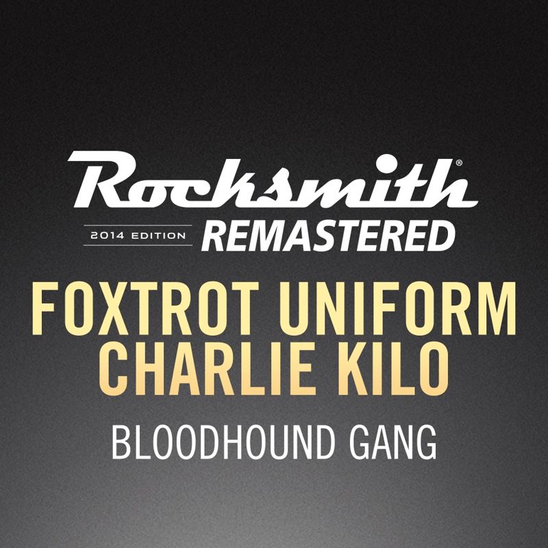 Front Cover for Rocksmith 2014 Edition: Remastered - Bloodhound Gang: Foxtrot Uniform Charlie Kilo (PlayStation 3 and PlayStation 4) (download release)