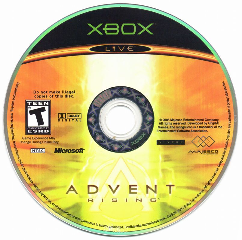 Media for Advent Rising (Xbox)