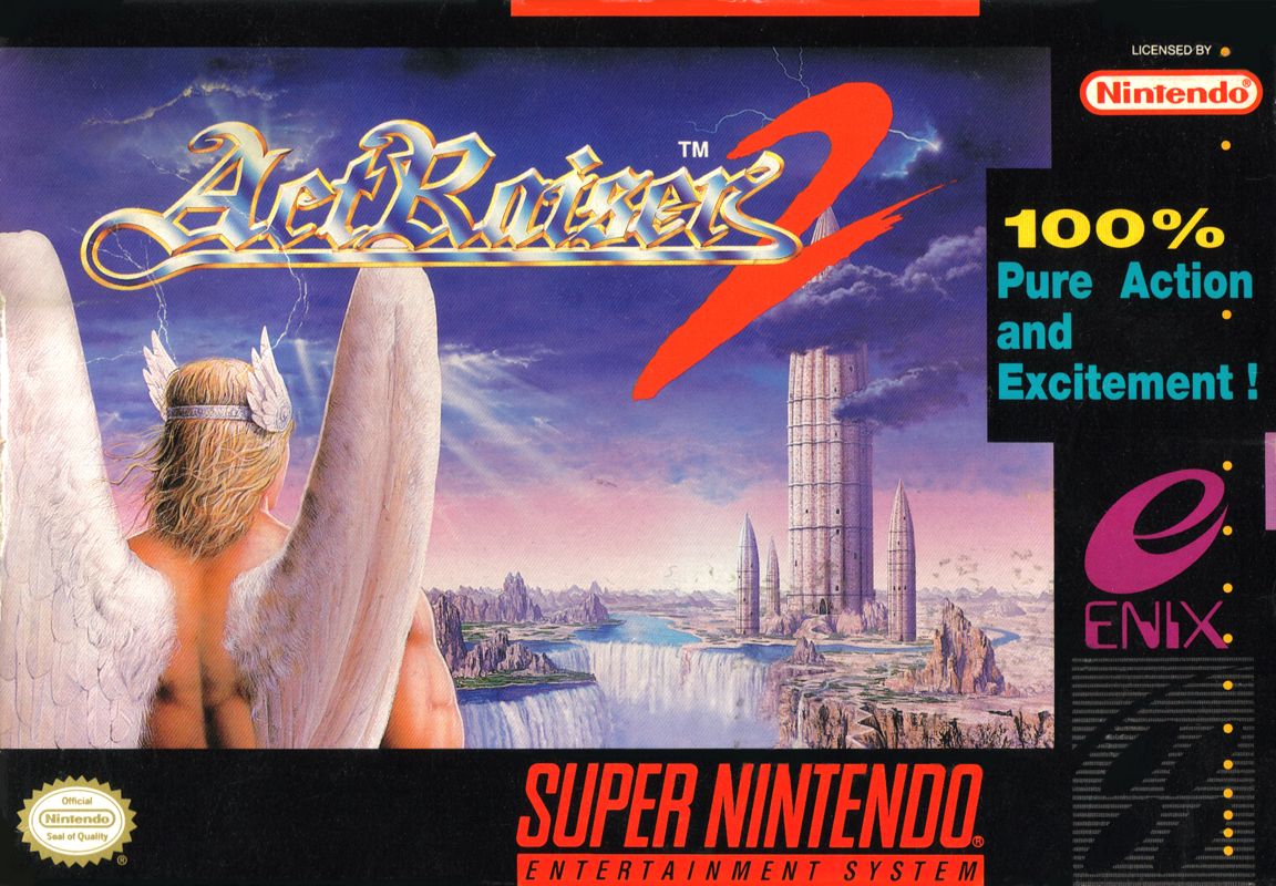 Front Cover for ActRaiser 2 (SNES)