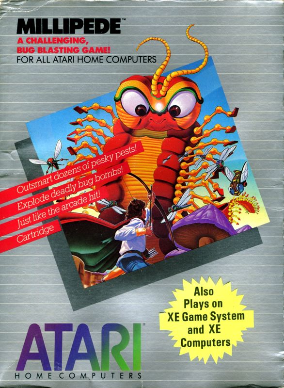 Front Cover for Millipede (Atari 8-bit)