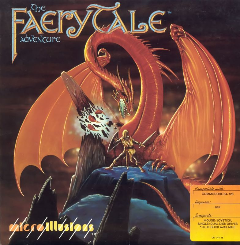 Front Cover for The Faery Tale Adventure: Book I (Commodore 64) (Folder)