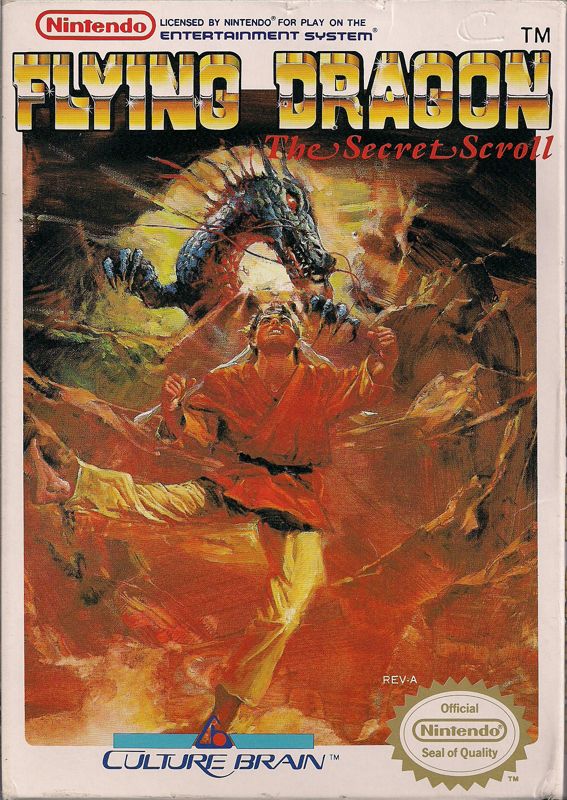 Front Cover for Flying Dragon: The Secret Scroll (NES)