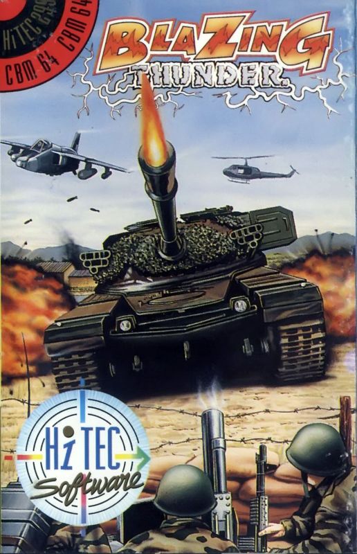 Front Cover for Blazing Thunder (Commodore 64)
